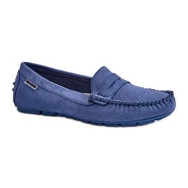 Moccasins Model Rerceria HH712-47/HH712D-47 Blue - Step in style Moccasins Model Rerceria HH712-47/HH712D-47 Blue - Step in style