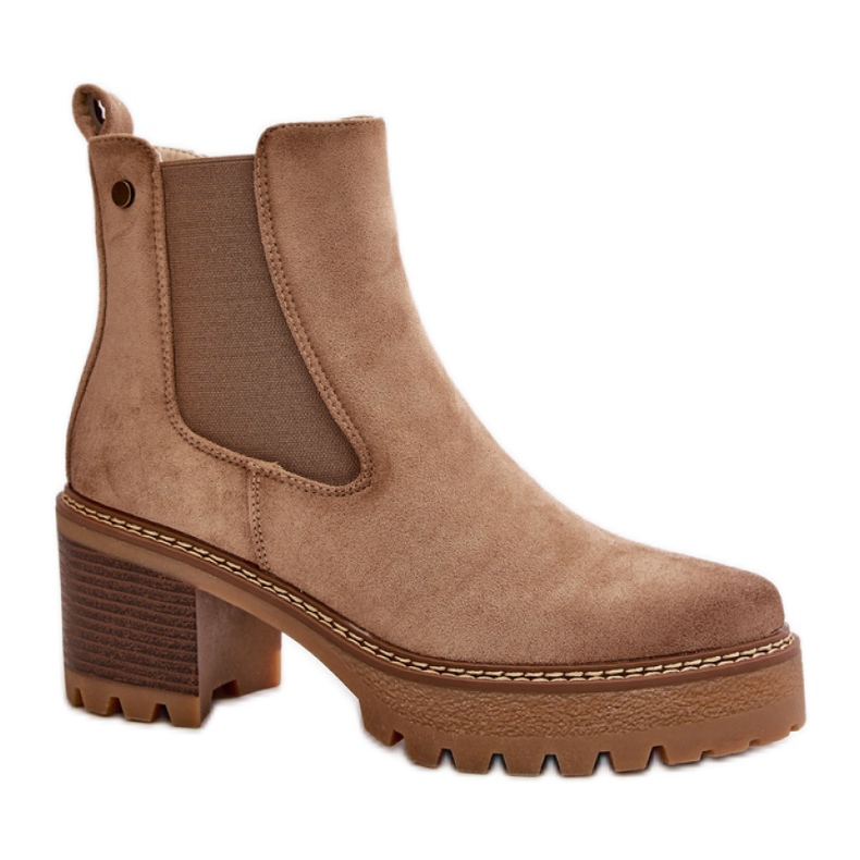 Boots Model Irissinae KE217 Beige - Step in style