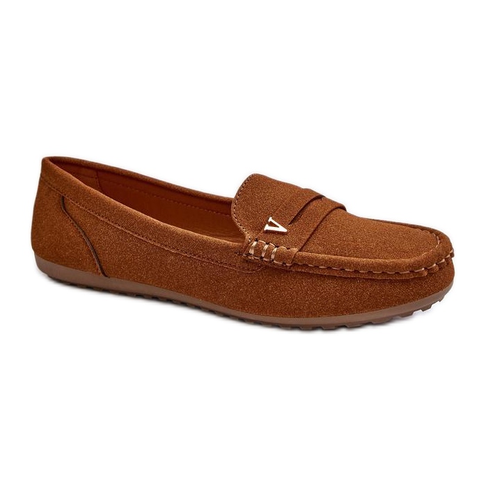 Moccasins Model Iramarie DF879 Camel - Step in style brown