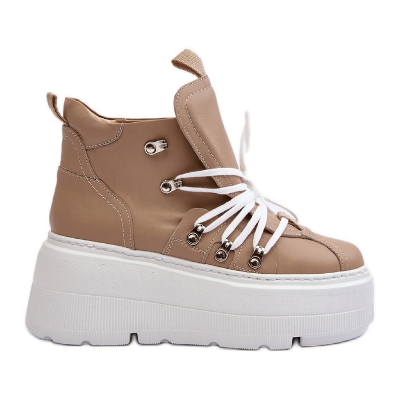 Sports Shoes Model Zazoo 3416 Beige - Step in style