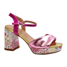 Sandals Model Da CR980 Pink - Step in style