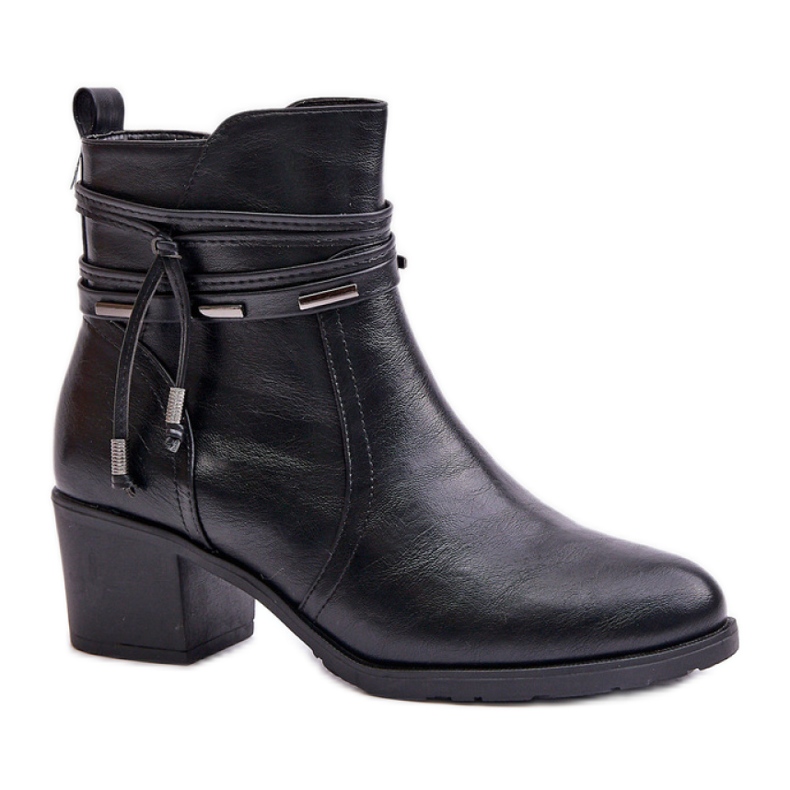 Boots Model Lobina ASA128-37 Black - Step in style