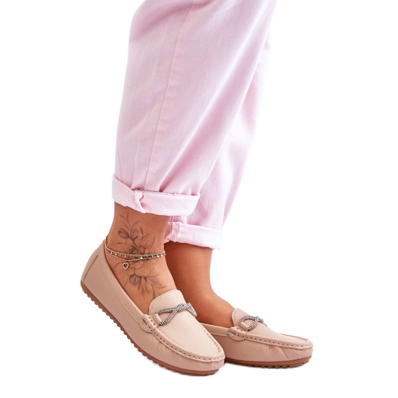 Moccasins Model This Moment N22-863 Beige - Step in style