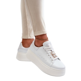 Vinceza Women's platform sneakers White