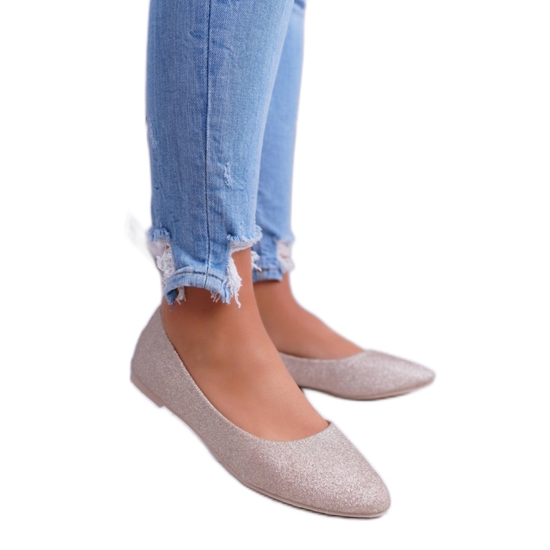 Ballet flats Model Tiffy CC200P Gold - Step in style yellow