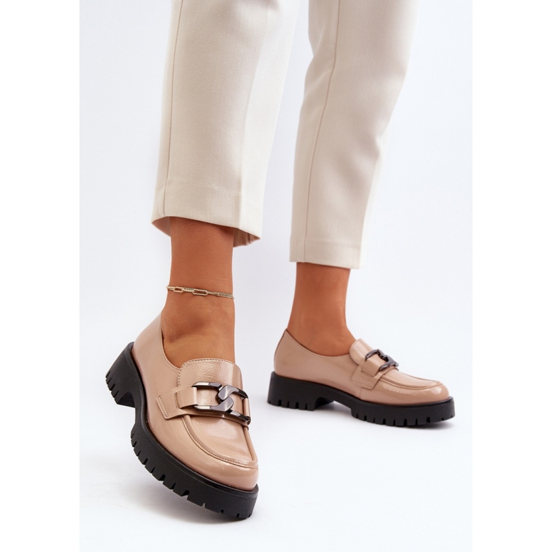 Moccasins Model Santtes 58289 Beige - Step in style