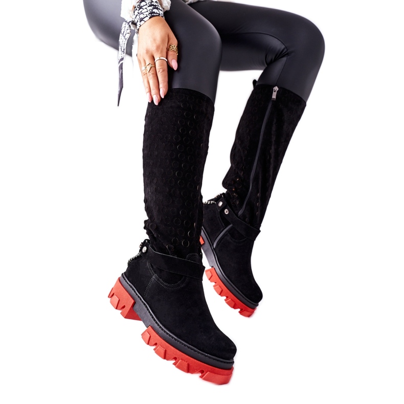 Boots Model Lewski 2866/G Black - Step in style