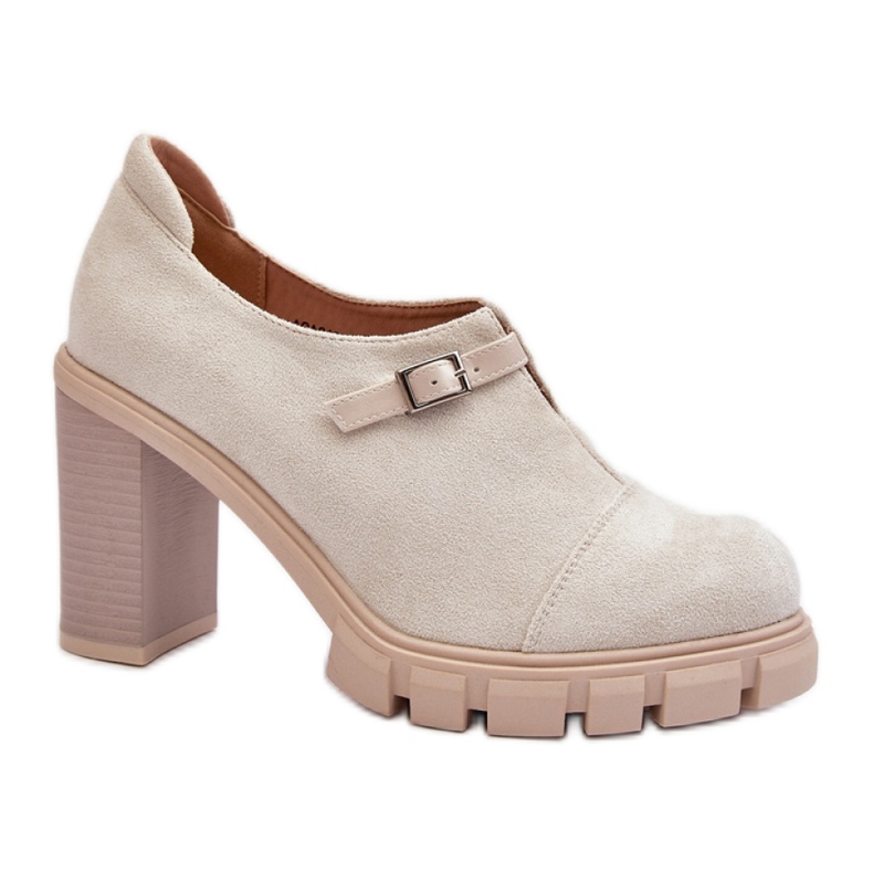 Shoes Model Tauina ASA218-7 Beige - Step in style