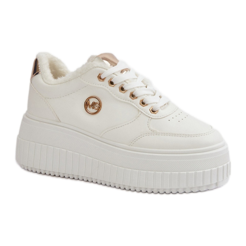 Sports Shoes With a Thick Bottom, White