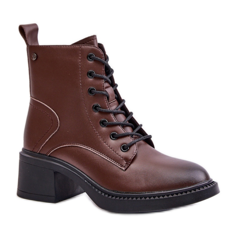 Ankle Boots Model Vinceza Brown