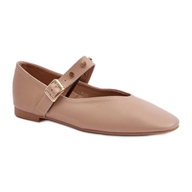 Ballet flats Model 6690 Beige