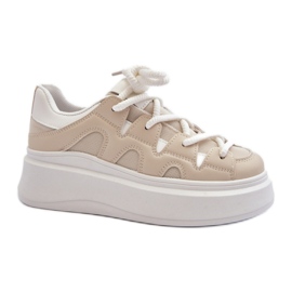 Sports Shoes Model Vinali 55-22 Beige - Step in style