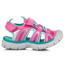 American Club Sandals With Built-In Nose pink