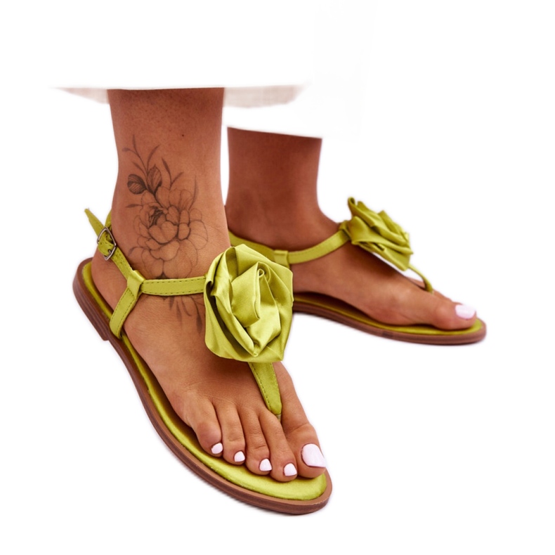 Flip-flop sandals Model Carisma QQ-137 Lime - Step in style green