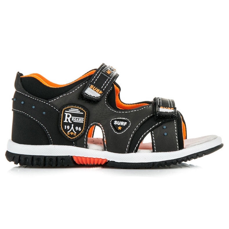 American Club Summer footwear with Velcro black