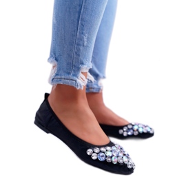 Ballet flats Model Crystal C87 Black