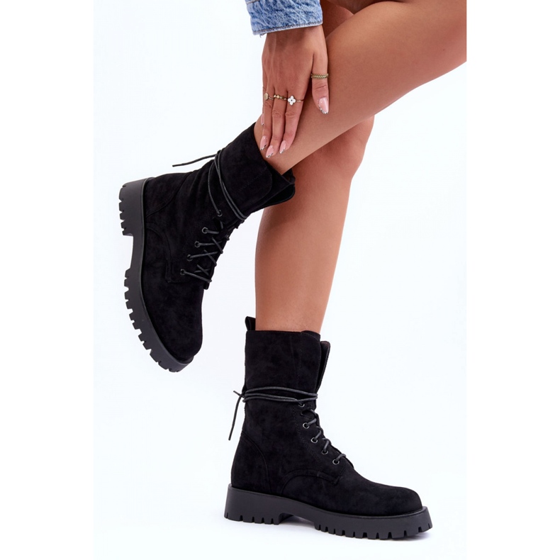 Workers Model Jence DE1051S Black Suede - Step in style