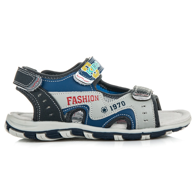 Linshi Velcro sandals for a boy blue