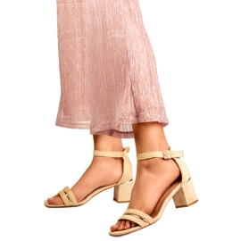 Women's sandals 7212BE beige