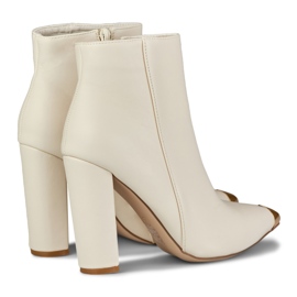 Boots Model MS2055BE Beige - PRIMO Boots Model MS2055BE Beige - PRIMO