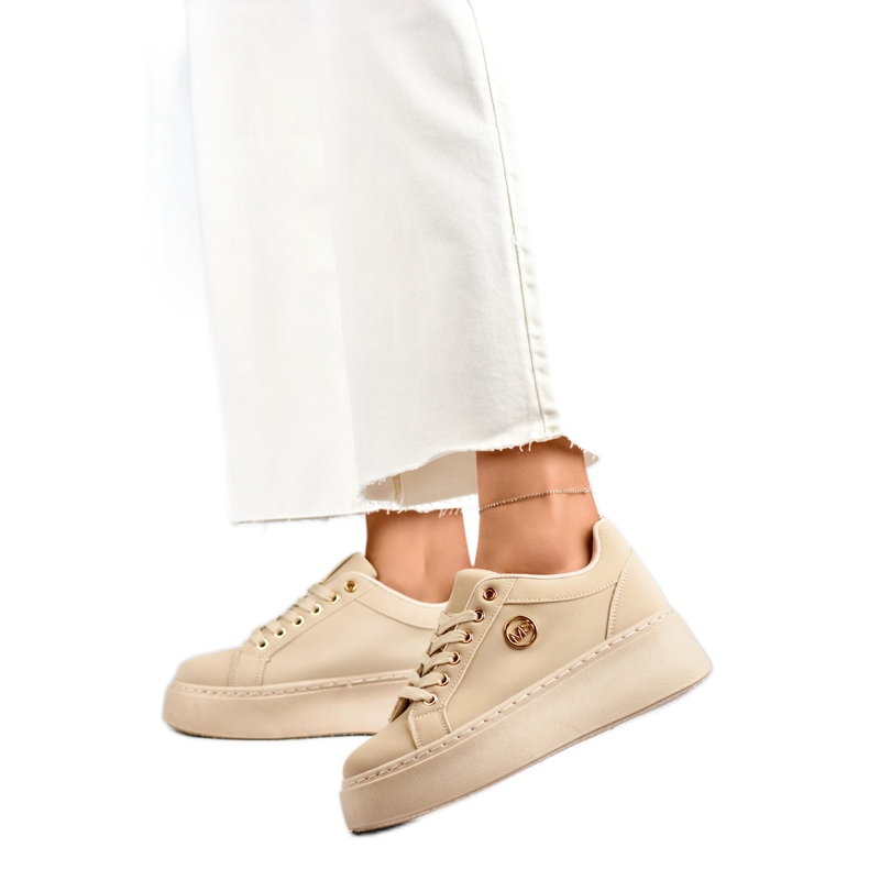 Women's Sports Shoes with Decoration TL251-10L/BE beige