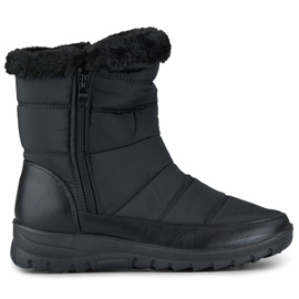 Women's Fur-Insulated Snow Boots 22T10B, black