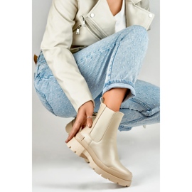 Chelsea boots Model DES909BE Beige - PRIMO Chelsea boots Model DES909BE Beige - PRIMO