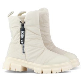 Snow boots Model 9312-4BE Beige - PRIMO Snow boots Model 9312-4BE Beige - PRIMO