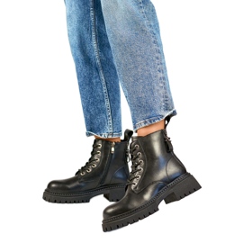 Women's Boots Lined with Fur GD-TL57B, black Women's Boots Lined with Fur GD-TL57B, black