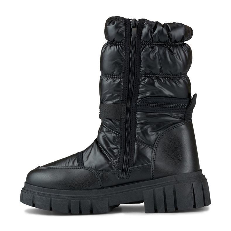 Women's Fur-Lined Snow Boots OH-29B, black