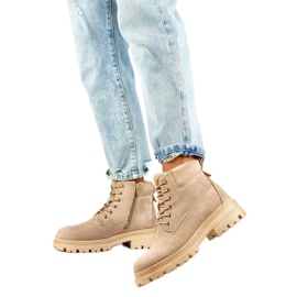 Women's Fur-Lined Trappers A5201-39BE, beige Women's Fur-Lined Trappers A5201-39BE, beige