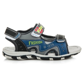 Linshi Sandals With Velcro For A Boy blue Linshi Sandals With Velcro For A Boy blue