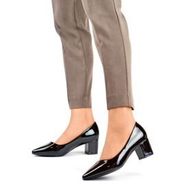 Ladies' patent pumps CIC-312B, black Ladies' patent pumps CIC-312B, black