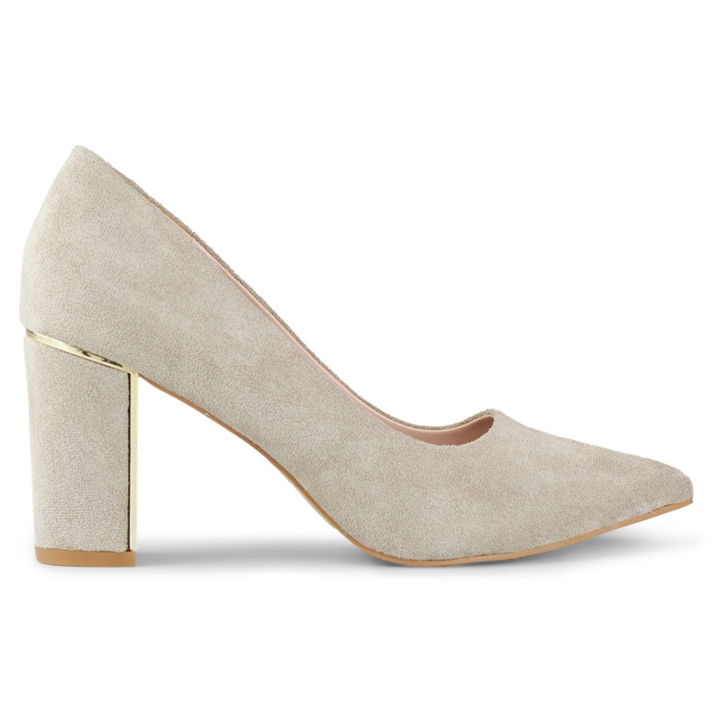 Women's pumps GD-DO112A-BE beige