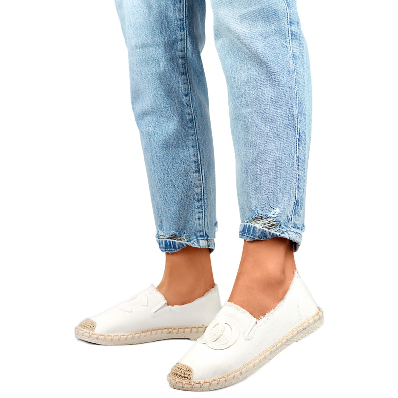 Espadrilles Model 2202-8W White - PRIMO