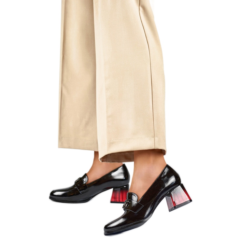 Women's Patent Pumps GD-FL479-B black