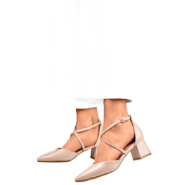 Women's pumps GD-FL1150D.BE beige