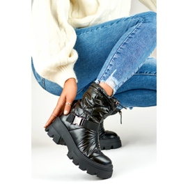 Snow boots Model JH21-22B Black - PRIMO