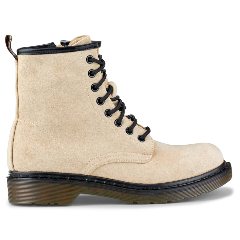 Women's Worker Boots H1080BE Beige