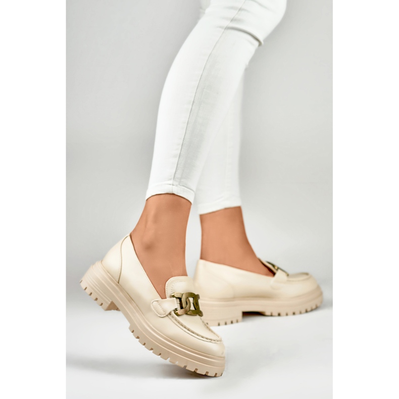 Shoes Model 7116BE Beige - PRIMO