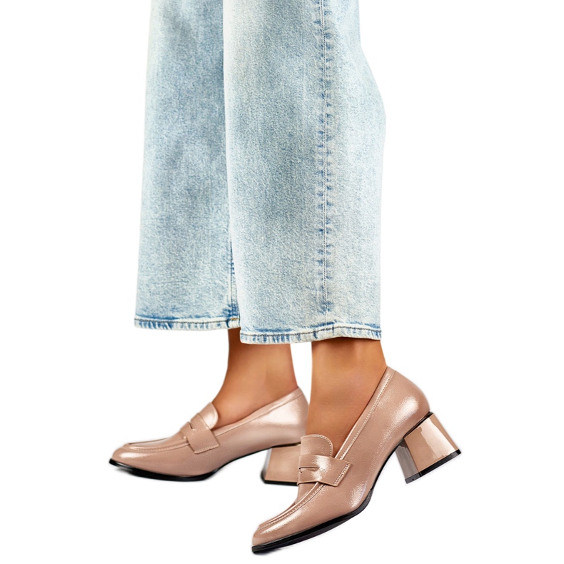 Women's pumps GD-FL471BE beige