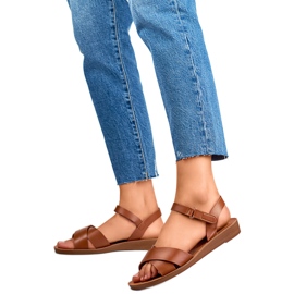 Women's sandals PS10TA brown