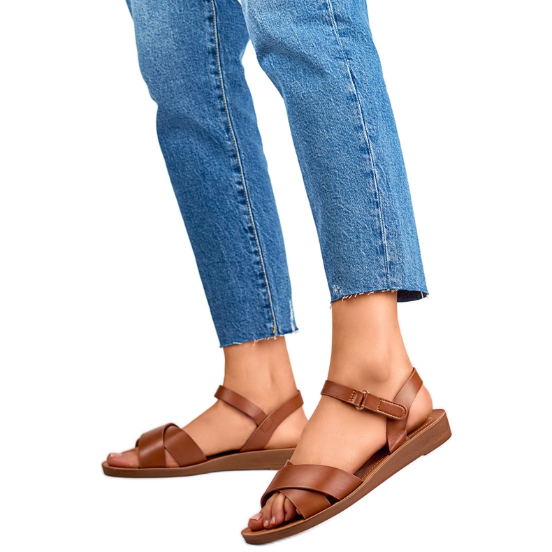 Women's sandals PS10TA brown