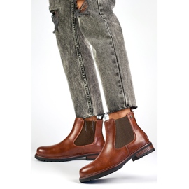 Chelsea boots Model GD-WL71C Brown/Camel - PRIMO Chelsea boots Model GD-WL71C Brown/Camel - PRIMO