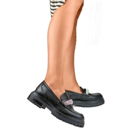 Women's shoes with decoration 7961B black Women's shoes with decoration 7961B black