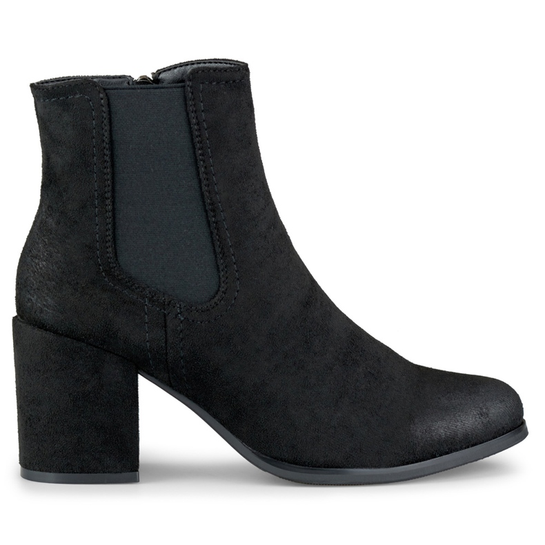 Boots Model 260038B-SU Black Suede - PRIMO