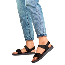 Sandals Model LEI526B Black Sandals Model LEI526B Black