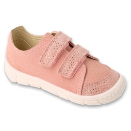 Befado children's sports shoes with Velcro 908P002 pink