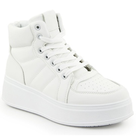 White ankle-high sports shoes NEWS 8166