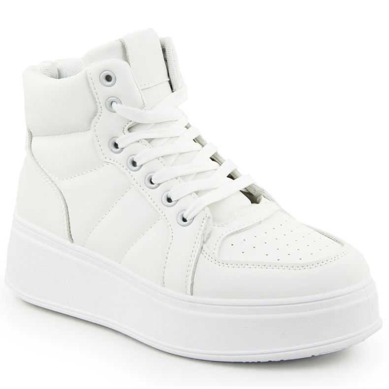 White ankle-high sports shoes NEWS 8166